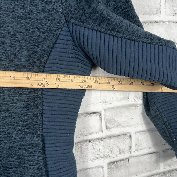 The North Face Indi 2 Gray Full Zip Jacket Slim Fit Fleece Lined Women's Large - Picture 9 of 16